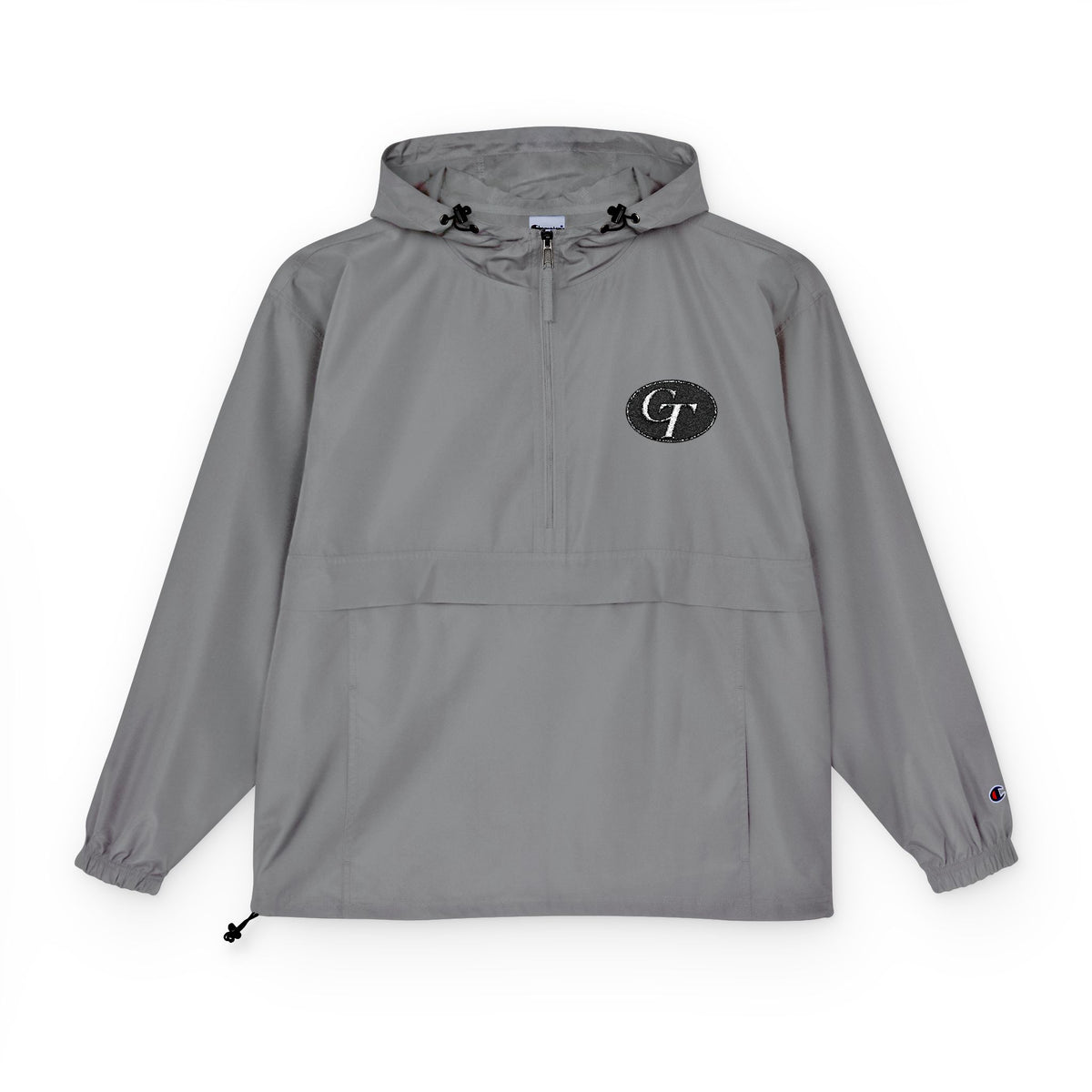 Light Blue Packable Windbreaker with GT Chest Patch