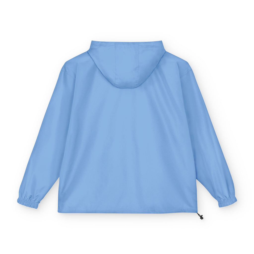 Light Blue Packable Windbreaker with GT Chest Patch